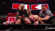 Dean Ambrose ended his WWE career with a beatdown from Lashley